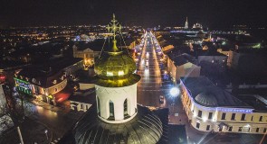 Вид на Большую Московскую с высоты от проекта Le Talo