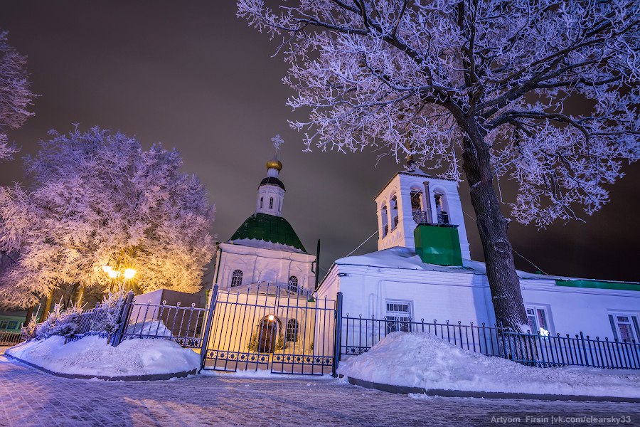 Зимняя ночь во Владимире 05