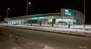 Ледовая арена «Ковровец» занесенная снегом