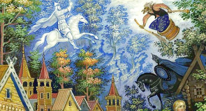 Мстёрская лаковая миниатюра: Билибина меч