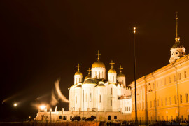 Успенский собор в Новогоднюю ночь