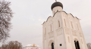 Черный пёс у Покрова На Нерли