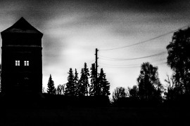 Жуткая водонапорная башня в посёлке Гигант, Владимирская области