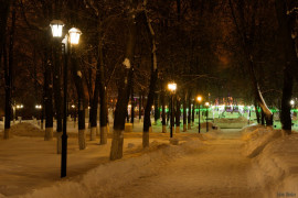 Прогулка по зимнему Владимирскому парку в выходные