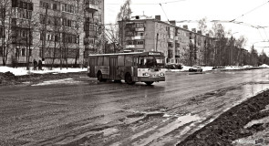 Фотосессия для ковровского троллейбуса