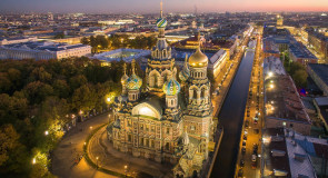 Храм Спаса-на-Крови с высоты