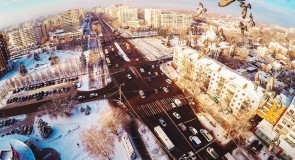 Le Talo во Владимире вместе с голубями