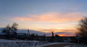 Закат в селе Станки, Вязниковский р-н.