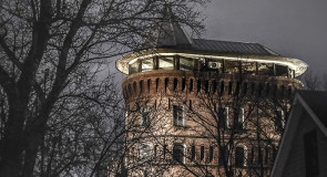 Мартовский вечер у водонапорной