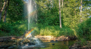 ПРИРОДНЫЙ ФОНТАН. Судогда.