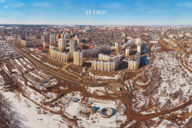 Панорама новых жилых районов на Юго-Западе Владимира