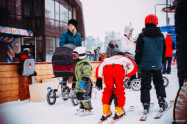 Первенство по горным лыжам на Студеной горе