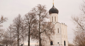 Природа недалеко от храма Покрова на Нерли в Боголюбово