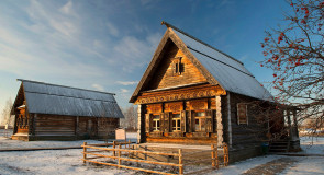 Русская изба. Суздаль. Музей деревянного зодчества