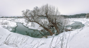 Серое утро на речке Серой