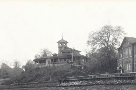 Смотровая площадка Окского парка. 1928 г. (из архива Муромского музея)