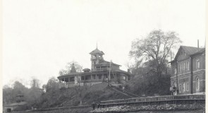 Смотровая площадка Окского парка. 1928 г. (из архива Муромского музея)