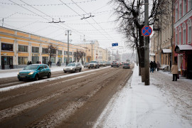 Ферваль на главной улице Владимира