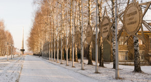 г. Вязники. Аллея Воинской Славы