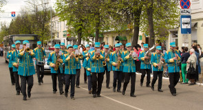 Возложение цветов ко дню Победы в г. Гусь-Хрустальный
