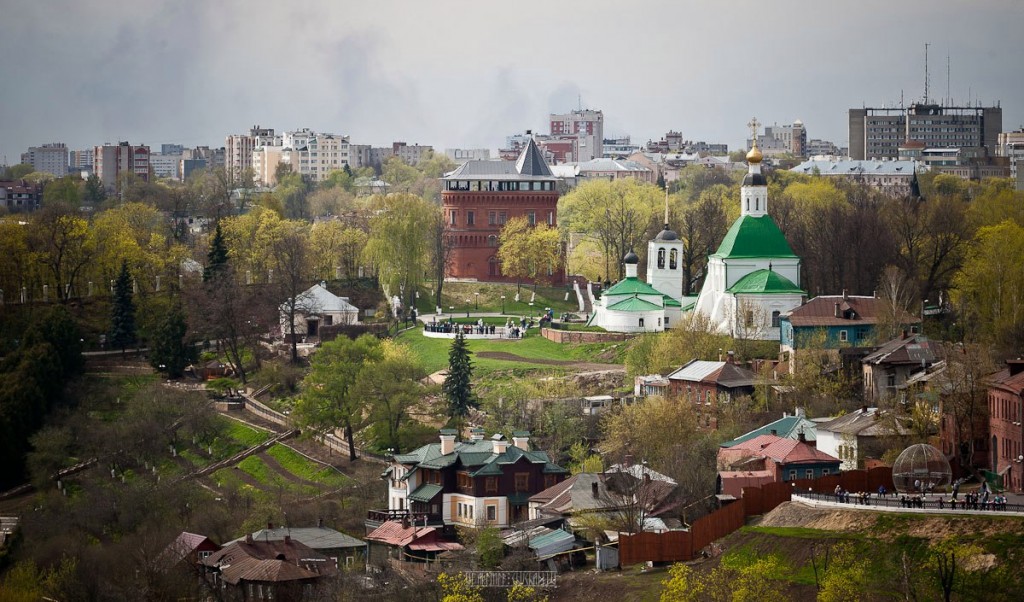 Город Владимир Вид с колокольни на 1 мая 11
