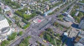 День Победы 2016 во Владимире с высоты