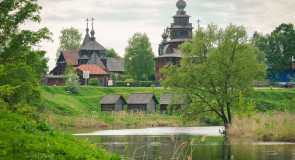 Музей деревянного зодчества, речка Каменка