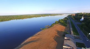 Муром Набережная, полеты на квадрокоптере