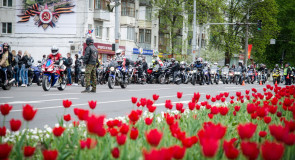 Открытие мотосезона байкрами клуба WOLVES MC RUSSIA