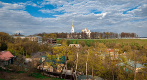 Реконструкция Патриарших садов во Владимире (май 2016)