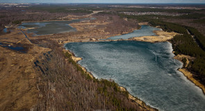 Улыбышево, карьеры, апрель