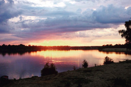 Закат поздней весной в Гусь-Хрустальном