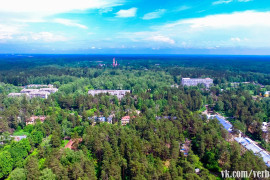 Поселок Вербовский, утопающий в зелени