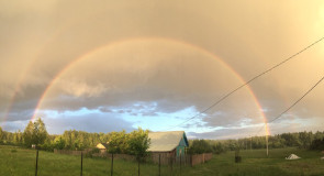 Радуга близ Владимира (12.06.2016)