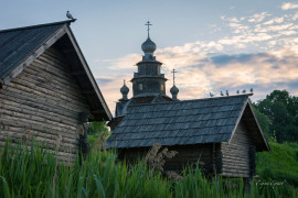 Суздаль. Лето. Музей деревянного зодчества