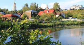 На реке Каменка, центр Суздаля