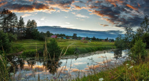 Начало июля. Вечер на Нерли