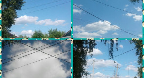 Небо над г. Меленки. Владимирская область (начало июля)