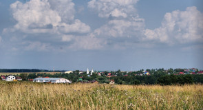 Вид на Владимир и Богослово с поля