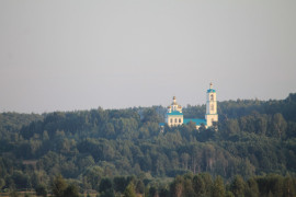 Казанская церковь в Борисоглебе. Судогодский район