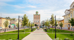 Муром, сквер Ермакова в августе 2016