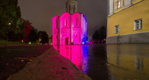Ночной Владимир, такой яркий и красочный