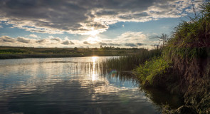 Закат на водохранилище Спасское