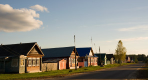 Вечер в с. Архангел, Меленковский р-н.