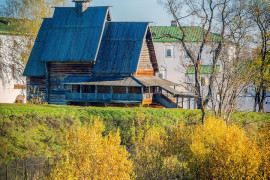 Деревянная Никольская церковь в Суздале