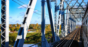 Железнодорожный мост через Клязьму в Усаде