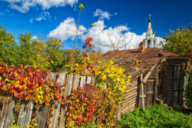 Город Владимир. Забытых улиц осенняя краса