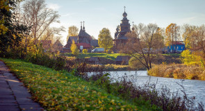 Осень на Пушкарской улице, Суздаль