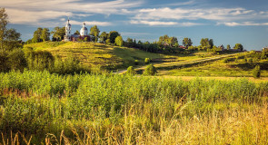 Открыточные виды: село Горицы