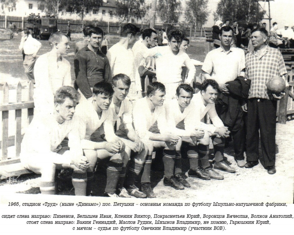 Немного истории футбола города Петушки на старых фото 01